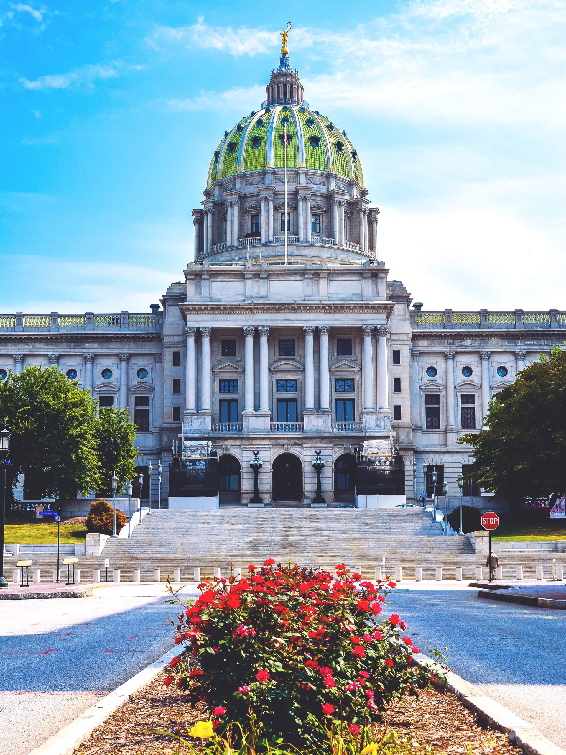 government building in Harrisburg, PA