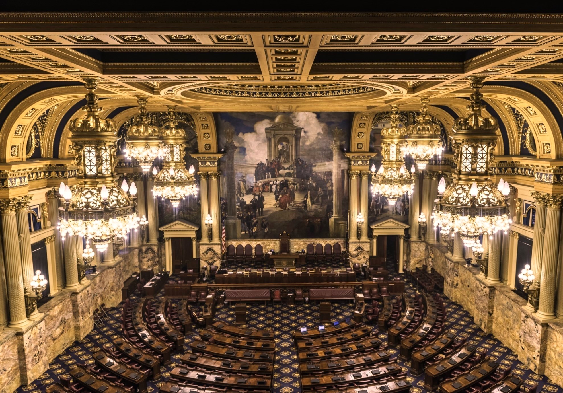 Government chamber interior